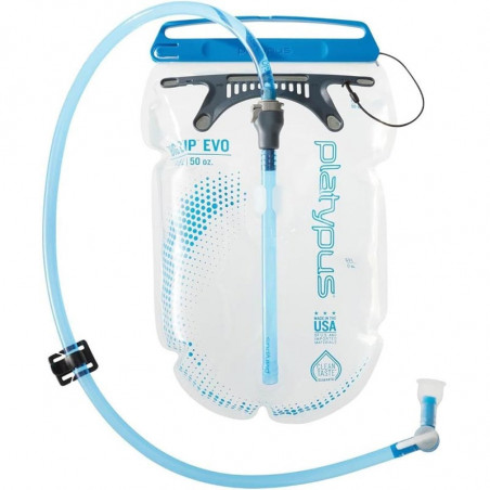 POCHE BIG ZIP EVO PLATYPUS 1.5 LITRES HYDRATATION POUR SAC A DOS RANDONNEE
