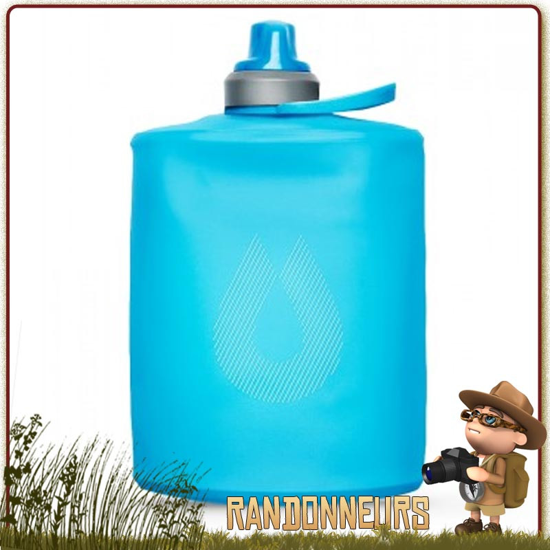 Gourde souple de randonnée Hydrapak Stow 500ml bleue