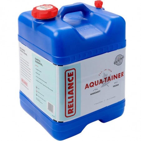 JERRICAN EAU POTABLE RIGIDE RELIANCE AQUA TAINER 26 LITRES