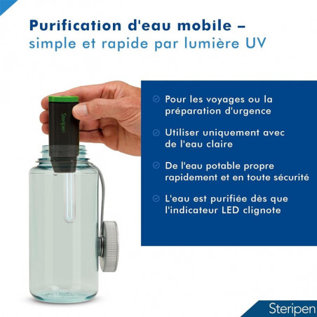 PURIFICATEUR EAU POTABLE STERIPEN ADVENTURER OPTI ULTRA VIOLET