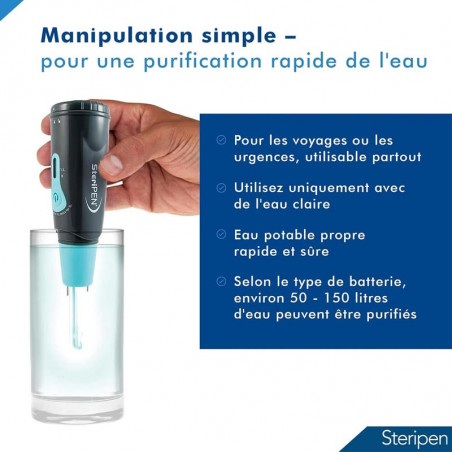 DESINFECTION EAU POTABLE ULTRA VIOLET STERIPEN AQUA