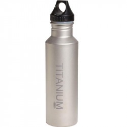 BOUTEILLE 65 CL VARGO EN TITANE ULTRA LEGERE POUR RANDONNER
