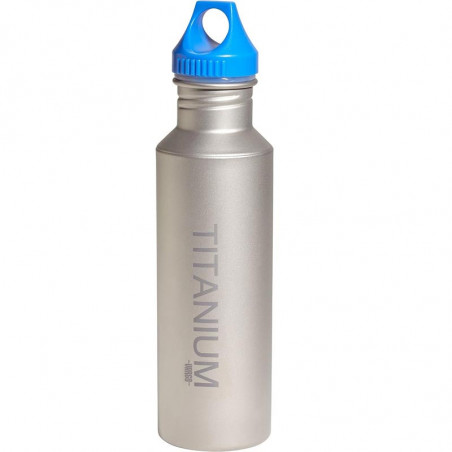 BOUTEILLE VARGO EN TITANE 65 CL AVEC BOUCHON A VIS BLEU