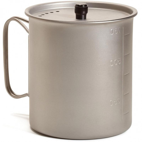 TASSE POPOTE TITANE 75 CL ULTRA LIGHT TI-LITE VARGO