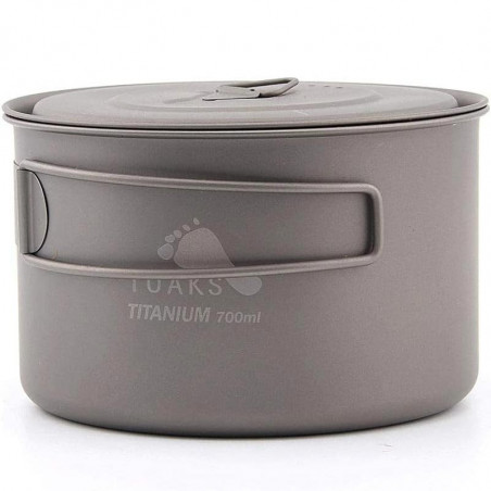 POPOTE TITANE 700 ML TOAKS POUR LE TREKKING MINIMALISTE