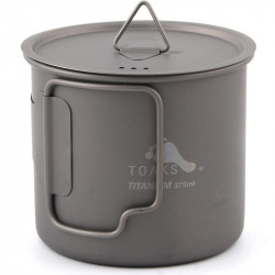 TASSE POT ULTRA LEGER EN TITANE 375 ML TOAKS