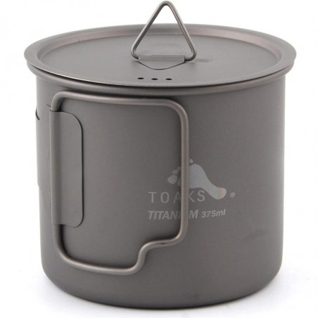 TASSE POT ULTRA LEGER EN TITANE 375 ML TOAKS