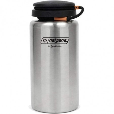 GOURDE NALGENE INOX LARGE OUVERTURE 1 LITRE BUSHCRAFT