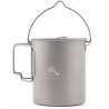 POT EN TITANE 750 ML TOAKS AVEC ANSE POUR FEU DE CAMP