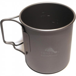 TASSE ULTRA LEGERE EN TITANE 45 CL TOAKS POUR RANDONNER