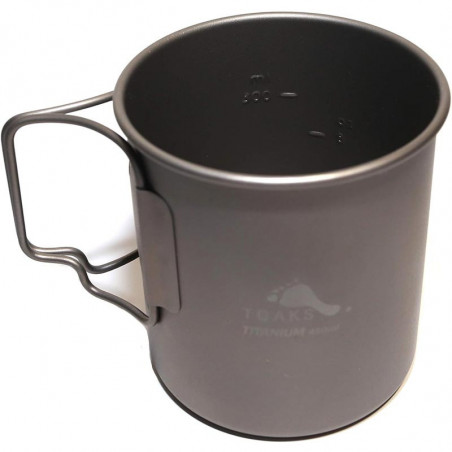 TASSE ULTRA LEGERE EN TITANE 45 CL TOAKS POUR RANDONNER
