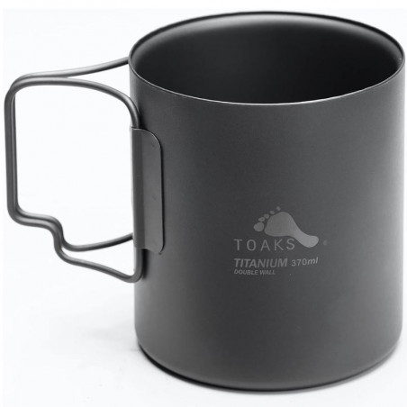 TASSE TITANE DOUBLE PAROI ISOTHERME 370 ML TOAKS
