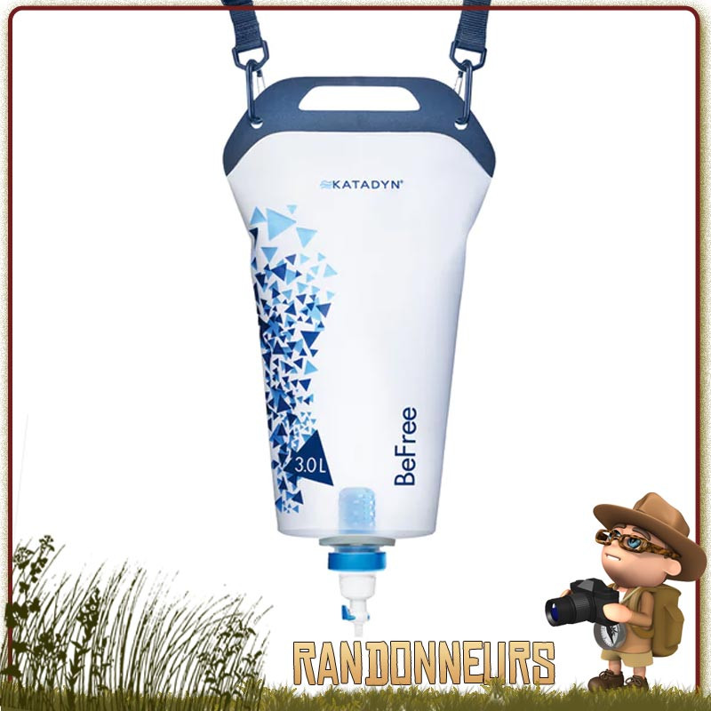 Système de Filtration Filtre Gravité Befree 3L Katadyn ultra léger