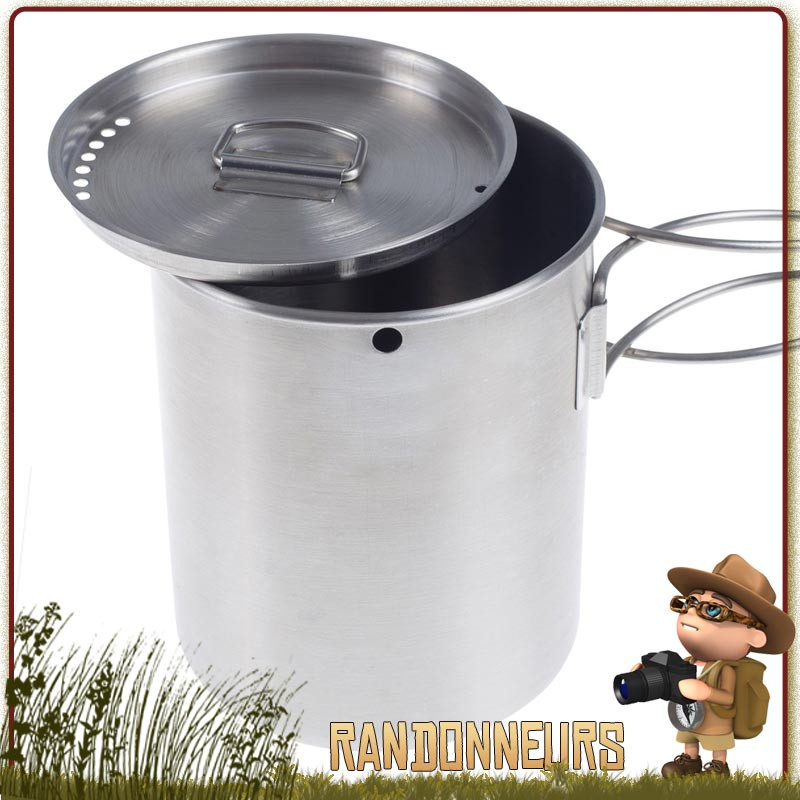 Pot Bouilloire Inox CAO de randonnee bushcraft