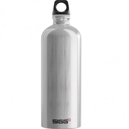 GOURDE SIGG TRAVELLER 1 LITRE ARGENT