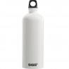 GOURDE SIGG ALUMINIUM 1 LITRE TRAVELLER BLANCHE
