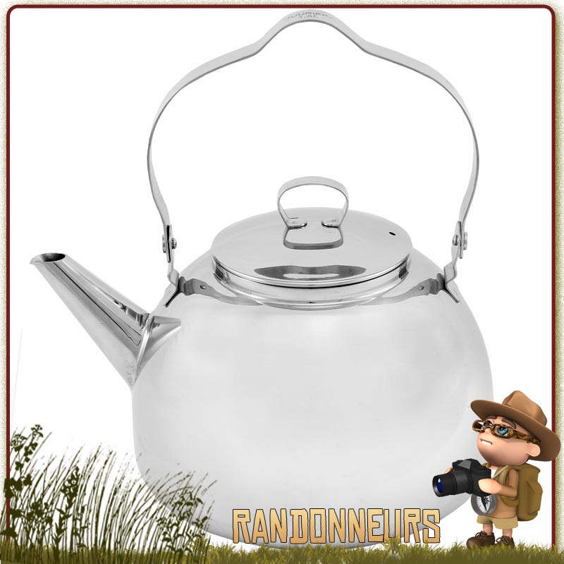 Bouilloire bushcraft Inox 3 litre Muurikka scandinave camp bivouac