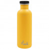 BOUTEILLE BASIC INOX 1 LITRE LAKEN JAUNE