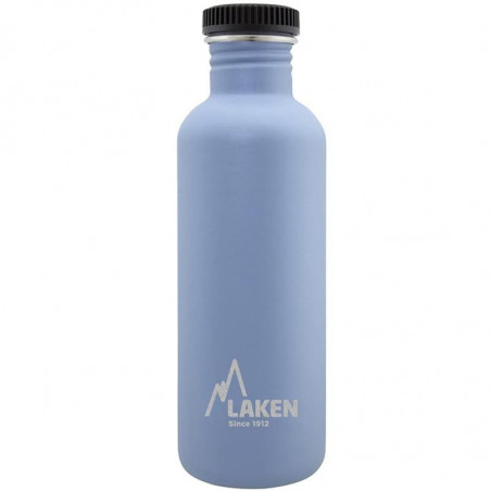 GOURDE INOX LAKEN BASIC STEEL 1 LITRE AZUR ULTRA LEGERE