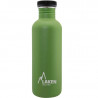 GOURDE INOX LARGE GOULOT BASIC INOX LAKEN 1 LITRE VERTE