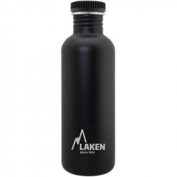 BOUTEILLE INOX LARGE GOULOT BASIC INOX 1 LITRE LAKEN