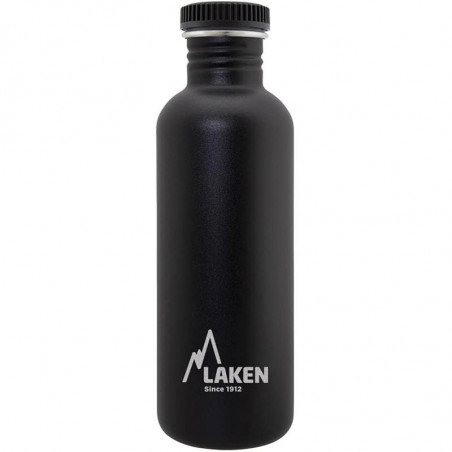 BOUTEILLE INOX LARGE GOULOT BASIC INOX 1 LITRE LAKEN