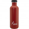 GOURDE BASIC INOX STEEL LAKEN 1 LITRE ROUGE