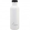 GOURDE BOUTEILLE LAKEC BASIC INOX 1 LITRE BLANCHE
