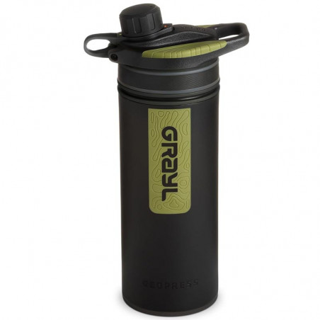 GOURDE FILTRE GRAYL GEOPRESS 710 ML CAMO BLACK FORCE ARMEES