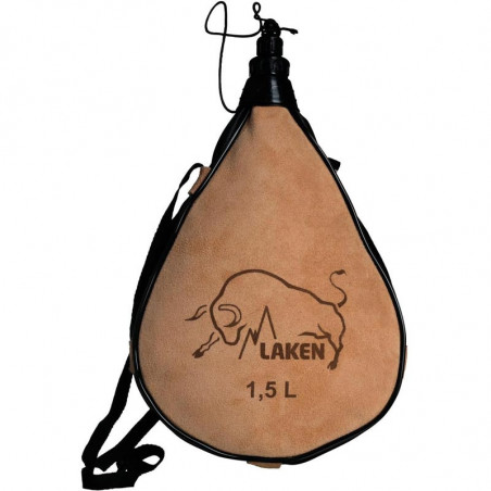 GOURDE ESPAGNOLE EN PEAU DROITE 1.5 LITRES LAKEN