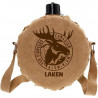 GOURDE LAKEN 1.5 LITRES ALUMINIUM HOUSSE CUIR CANADIEN