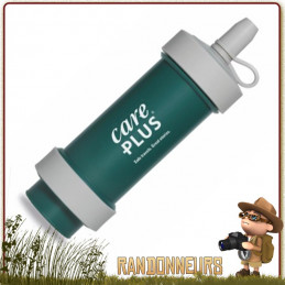 Filtre Gourde et Paille Care Plus eau potable randonnee survie voyage ultra legere