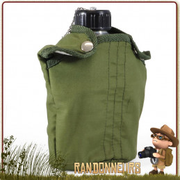 Gourde militaire Inox avec quart Origin Outdoors randonnee bushcraft armee