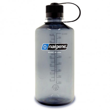 BOUTEILLE PETITE OUVERTURE 1 LITRE NALGENE GRISE POUR RANDONNER