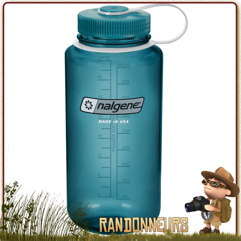 Gourde Nalgene de Randonnée 100 cl BLEUE