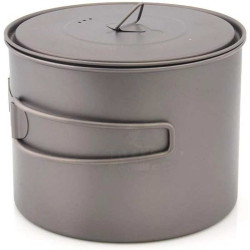 Pot titane Toaks 1300 ml de randonnée et bivouac ultra léger