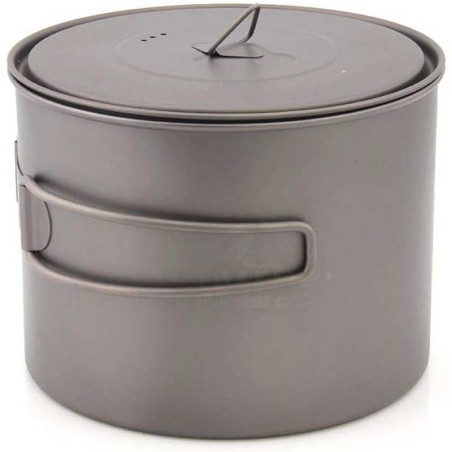 Pot titane Toaks 1300 ml de randonnée et bivouac ultra léger