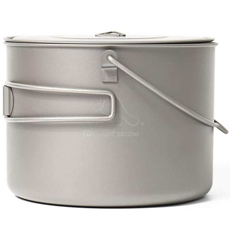 Pot titane Toaks 1600 ml avec anse cuisson en randonnée bivouac bushcraft