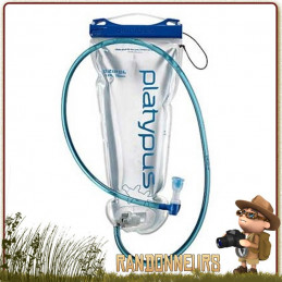 poche hydration Big zip sl 2Litres de Platypus avec ouverture de remplissage pleine largeur pour randonner léger