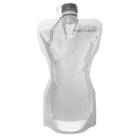 Gourde souple Evernew Water Carry 900 ml ultralégère pour randonnée légère et trek minimaliste
