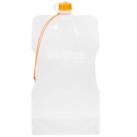 Gourde souple Evernew Water Carry 1.5L pour transport d’eau en randonnée et trek autonome