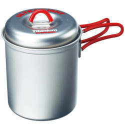 Popote Evernew Ti U.L. Deep Pot 640 titane ultralégère pour marche ultra légère et trek minimaliste