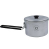 Tasse popote Trangia T-Cup 500 ml avec poignée noire et couvercle pour randonnée légère, trek solo et bivouac minimaliste