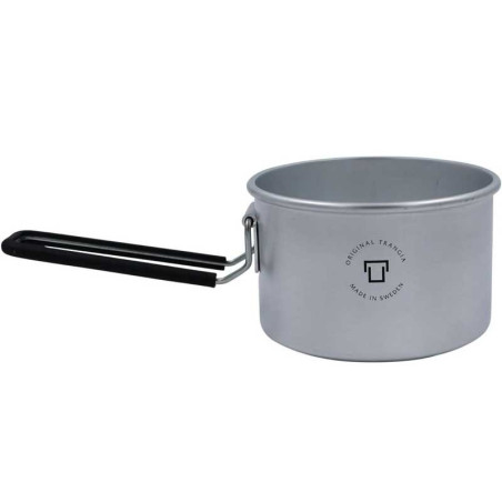 Trangia T-Cup Black 500 ml pour bivouac bushcraft, survie légère et cuisine outdoor minimaliste