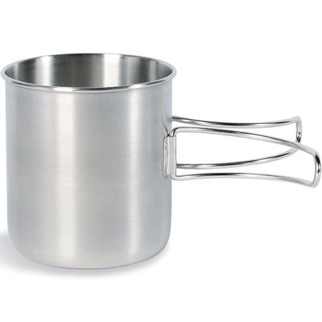 Mug inox Tatonka Handle Mug 600 bushcraft bivouac feu de camp camping sauvage