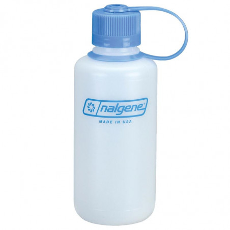 BOUTEILLE NALGENE HDPE BLANCHE 50 CL PETIT GOULOT ULTRA LEGERE