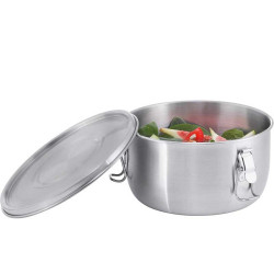 Boîte alimentaire inox Tatonka Foodcontainer 0,75 litre bushcraft bivouac camping randonnée