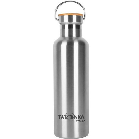 Bouteille isotherme inox Tatonka Bamboo Lid 750 bureau travail déplacements professionnels