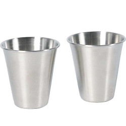 Set verres inox Tatonka Shot Cup Set bushcraft bivouac camping randonnée robuste durable
