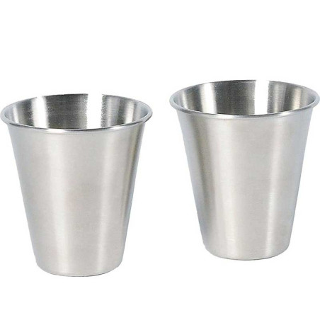 Set verres inox Tatonka Shot Cup Set bushcraft bivouac camping randonnée robuste durable